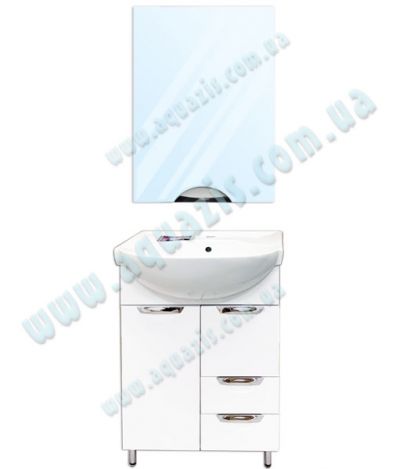 Мебель для ванной Аквазис: Міні-Комплект меблів для ванної 