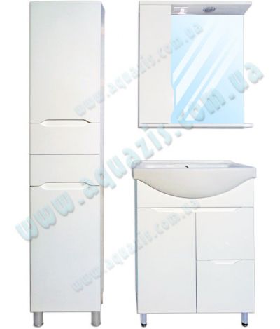 Мебелі для ванної: Гарнітур меблів для ванної "Альба Т-4 Z-1Л" 40+70