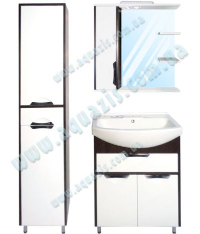 Мебелі для ванної: Гарнитур мебели для ванной "Консул Т-6 Z-2Л Венге" 40-70