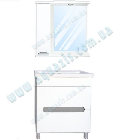 Мебелі для ванної: Міні-комплект меблів для ванної "Ява Т-8 Z-1Л" 60