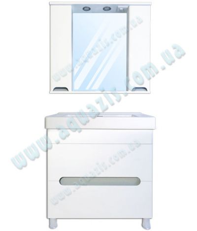 Мебелі для ванної: Міні-комплект меблів для ванної "Ява Т-8 Z-11" Принц 90