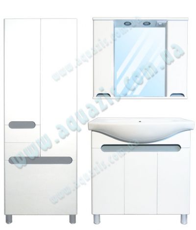 Мебелі для ванної: Гарнітур меблів для ванної "Ява Т-17 Z-11" 60-85