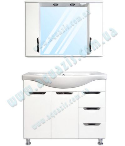 Мебелі для ванної: Мини-комплект мебели Гренада Т17 БЕЗ КОРЗИНЫ Изео 95