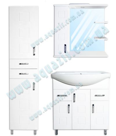 Мебелі для ванної: Гарнітур меблів для ванної "Корфу Т-16 Z-2Л" 40-75