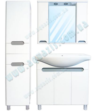 Мебелі для ванної: Гарнітур меблів для ванної "Ява Т-17 Z-11" 40-85