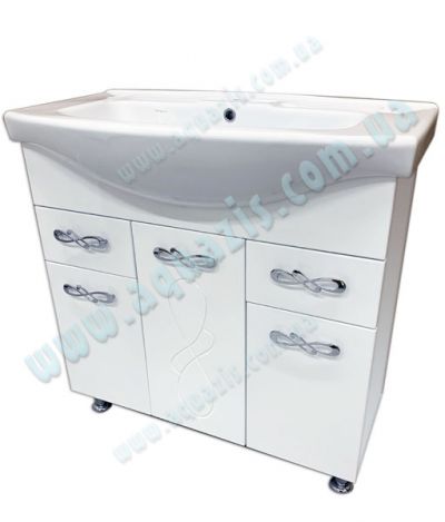 Мебелі для ванної: Тумба "Інфініті Т-16" з умивальником Ізео 75