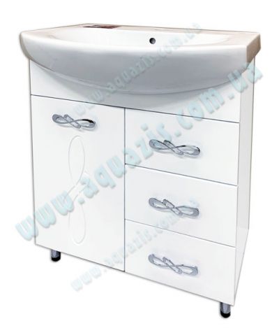 Мебелі для ванної: Тумба "Інфініті Т-10" з умивальником Лотос 70